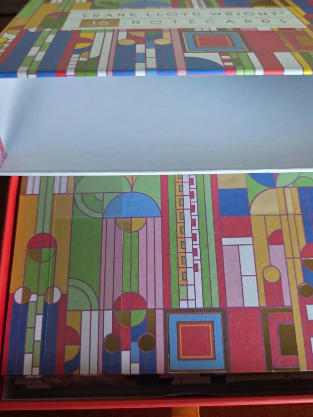 Frank Lloyd Wright 16 Notecards Boxed Set 4 Designs Assortment Galison 5 x 3.75